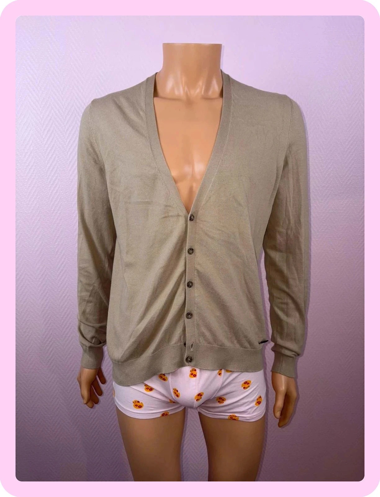 Cardigan homme Sisley taille xl propre – photo 3